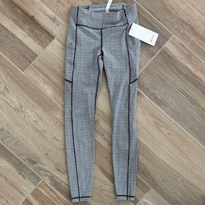 lululemon athletica Black and White Leggings